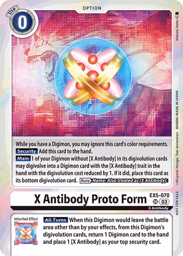 X Antibody Proto Form (Event Pack 7)